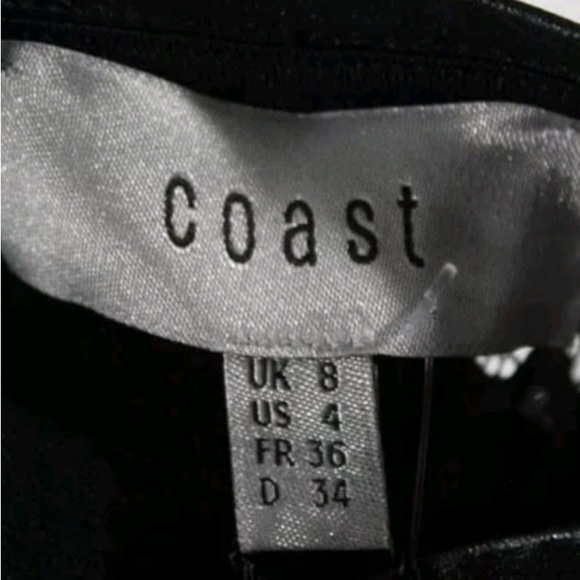 COAST Faux Leather Dress NEW - Picture 7 of 7